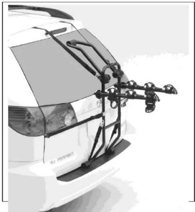 Hollywood Racks F6 - Installing bicycles on the Hollywood FO Expedition bumper rack: - 3