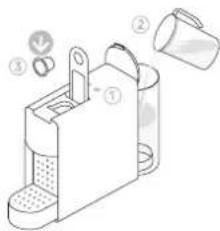 NESPRESSO Essenza Mini C30 - Programming the Water Volume / Programmation du volume d'eau - 1