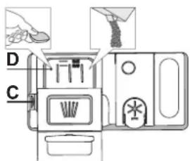HOTPOINT H7I HP42 LO - REMLIR LE DISTRIBUTEUR DE DÉTERGENT - 1