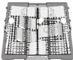 HOTPOINT H7I HP42 LO - CUTLERY RACK - 1