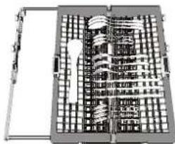 HOTPOINT H7I HP42 LO - CUTLERY RACK - 2