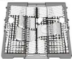 HOTPOINT H7I HP42 LO - CESTO DOS TALHERES - 1
