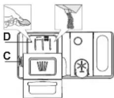 HOTPOINT H7I HP42 LO - PESUVAHENDI DOSAATORI TÄITMINE - 1