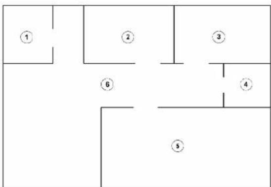 Sygonix SY-5040172 - Recommended installation sites for smoke detectors - 2