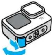 GOPRO HERO 12 Black - INSERTION DE LA CARTE SD ET DE LA BATTERIE - 1