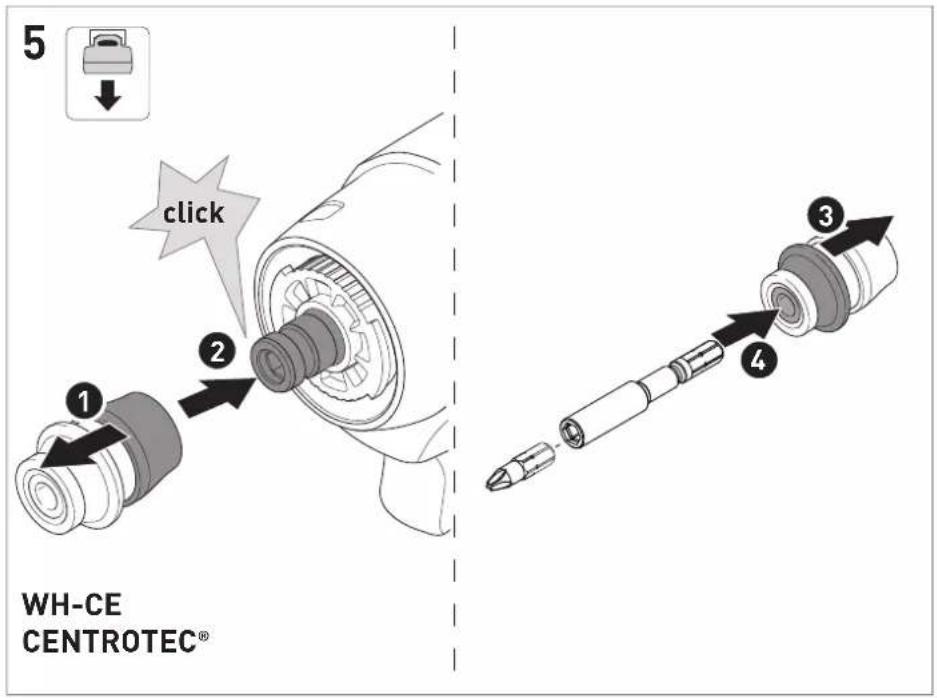 5 click 1 2 WH-CE CENTROTEC® 3 4