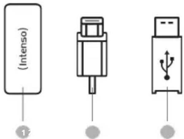 INTENSO TX100 - A csomagolás tartalma - 1