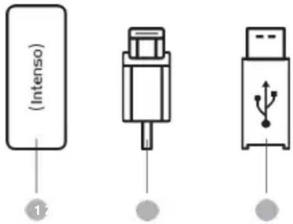 INTENSO TX100 - PREHLED Obsah dodávky - 1