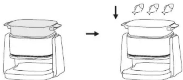 JIMMY AF3 - Exemple de mode de friture à l'air "Poisson" - 1