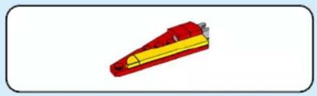 3D rendered image of a red and yellow object with internal components (no text or symbols)