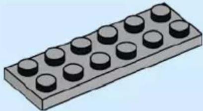 Isometric illustration of a rectangular block with multiple circular indentations (no text or symbols)