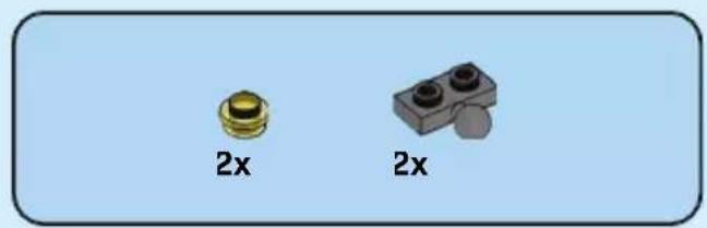 Two 3D blocks with metallic caps, one labeled '2x', no other text or symbols present