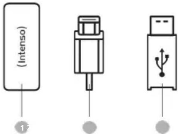 INTENSO TX500 - A csomagolás tartalma - 1