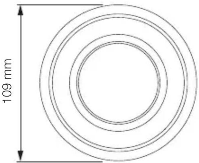 STEINEL PD-24 ECO COM1 - Productafmetingen MD / PD -8 ECO COM1 opbouw - 1