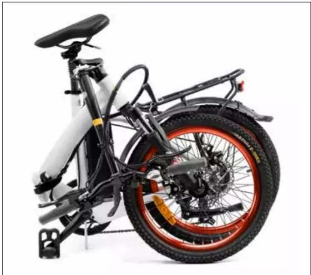 Argento Piuma Plus U16 - Folding the electrically power assisted cycle - 7
