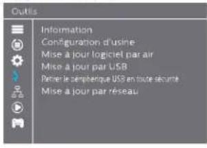 PHILIPS NeoViu T2 DTR3204 - Menu Outils principal - 1