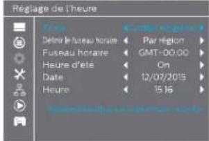 PHILIPS NeoViu T2 DTR3204 - Configuration heure locale - 1
