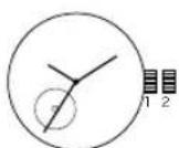 Armani AX5258 - 計時碼表歸零位置設定 - 1