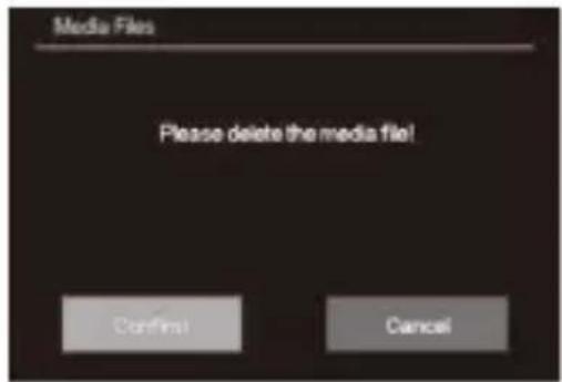Media Files Please delete the media file! Cancel Cancel