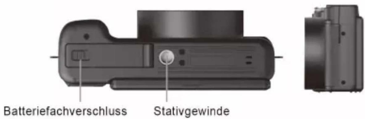 Batteriefachverschluss Stativgewinde