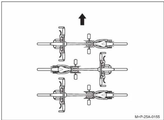 Uebler i41 S-DC - Arrangement of the bicycles - 1