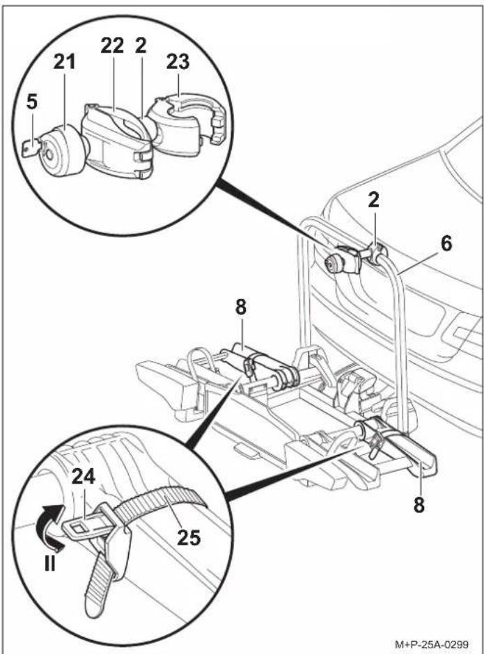 Uebler i41 S-DC - Mounting the first bicycle - 2