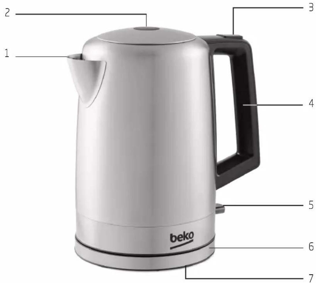 BEKO WKM7306I - Opis ogólny - 1