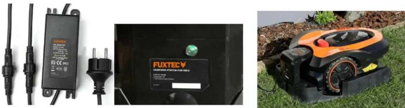 Fuxtec FX-RB218 - Carga y comprobación de la estación de carga - 1