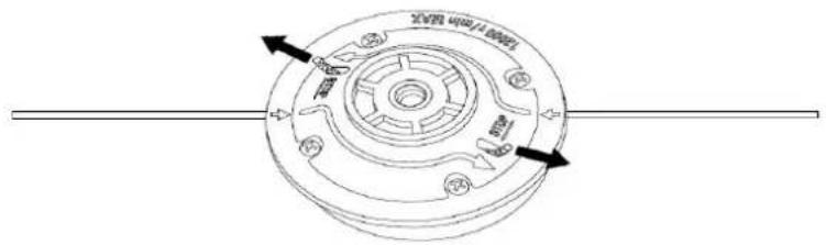 Fuxtec FX-FSR152 - Remplacer le fil de coupe - 3
