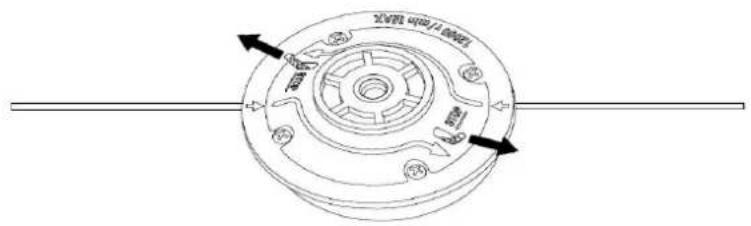 Fuxtec FX-FSR162 - Substitua rosca de nylon - 3