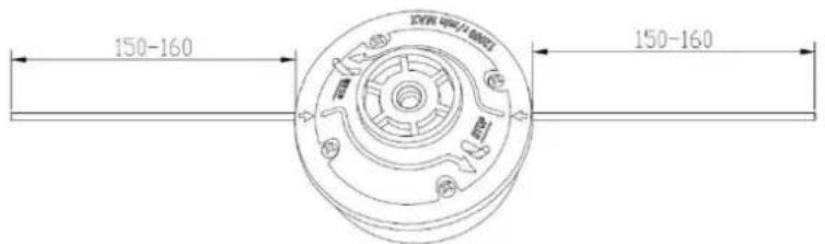 Fuxtec FX-FSR162 - Reemplace el hilo de nailon - 2