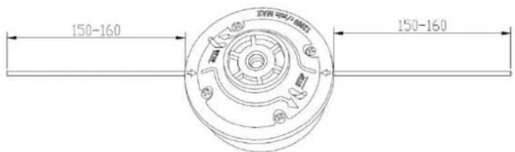 Fuxtec FX-FSR162 - Replacing the nylon thread - 2