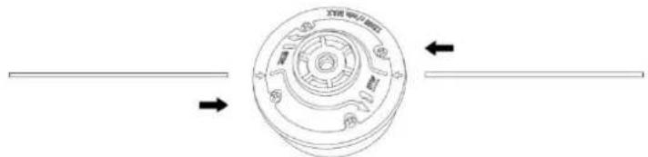 Fuxtec FX-FSR162 - Replacing the nylon thread - 1