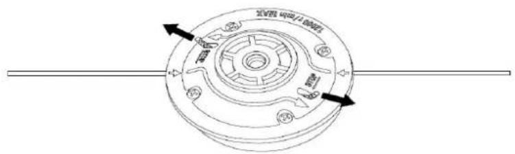 Fuxtec FX-FSR162 - Nylonfaden ersetzen - 3