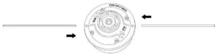 Fuxtec FX-FSR162 - Sostituzione del filo di nylon - 1