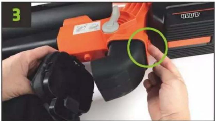 Fuxtec FX-EV480D - Assembly of the bag - 3