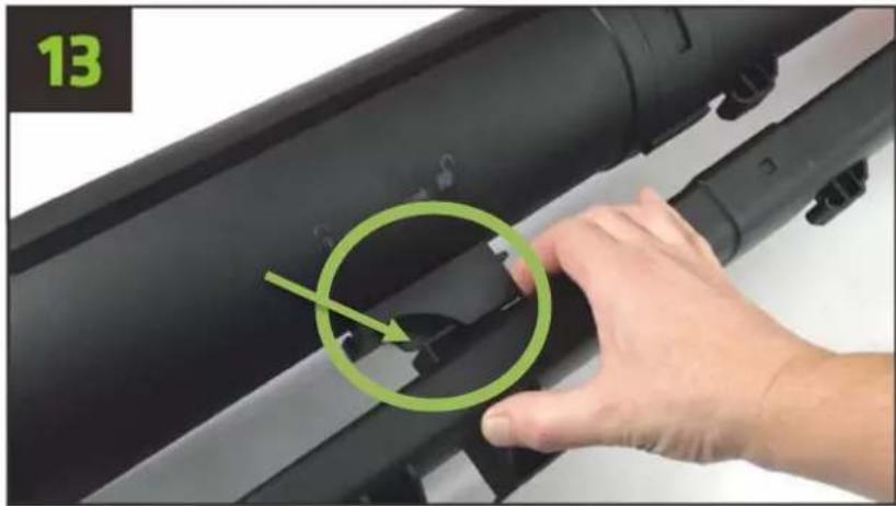 Fuxtec FX-EV480D - Assembling the leaf vacuum cleaner - 13