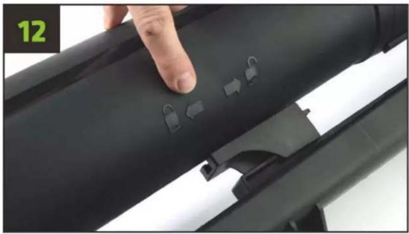 Fuxtec FX-EV480D - Assembling the leaf vacuum cleaner - 12