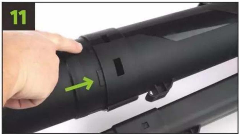 Fuxtec FX-EV480D - Assembling the leaf vacuum cleaner - 11