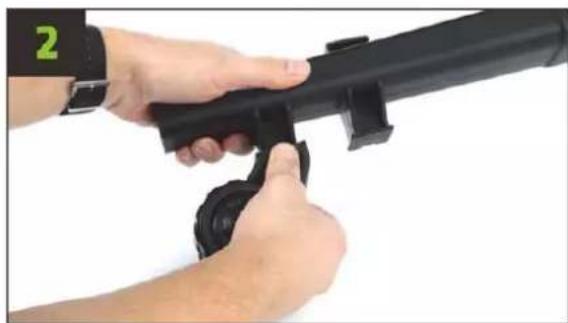 Fuxtec FX-EV480D - Assembling the leaf blower - 2