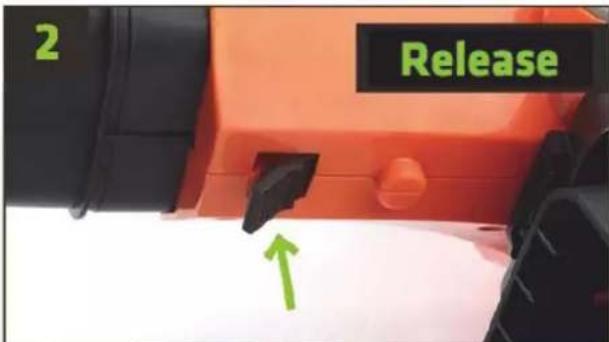 Fuxtec FX-EV480D - Disassembling the leaf blower - 2