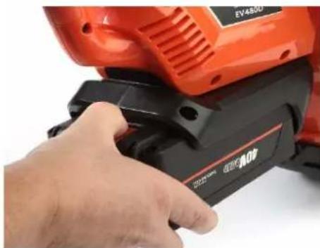 Fuxtec FX-EV480D - INSTALLATION OF BATTERY - 2