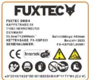 Fuxtec FX-KSP250 - Segnale di averporto - 1