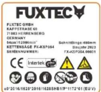 Fuxtec FX-KSP250 - Segnale di averporto - 2