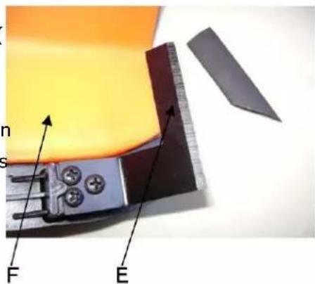 Fuxtec FX-MS125 - Sharpen the shielded knife - 1