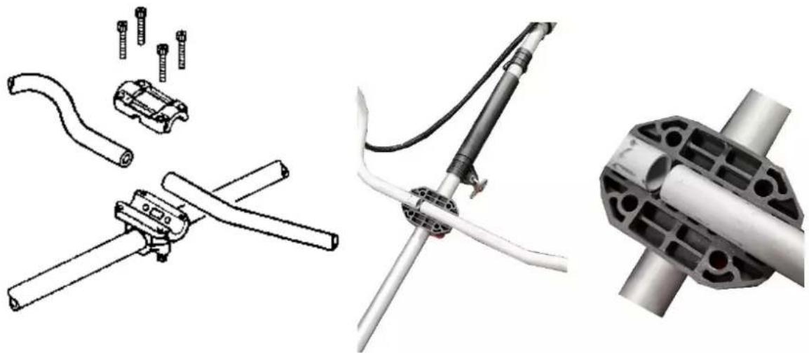 Fuxtec FX-MS125 - Attaching the handle - 1