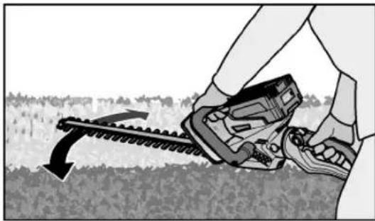 Fuxtec E522D - Cutting techniques - 1