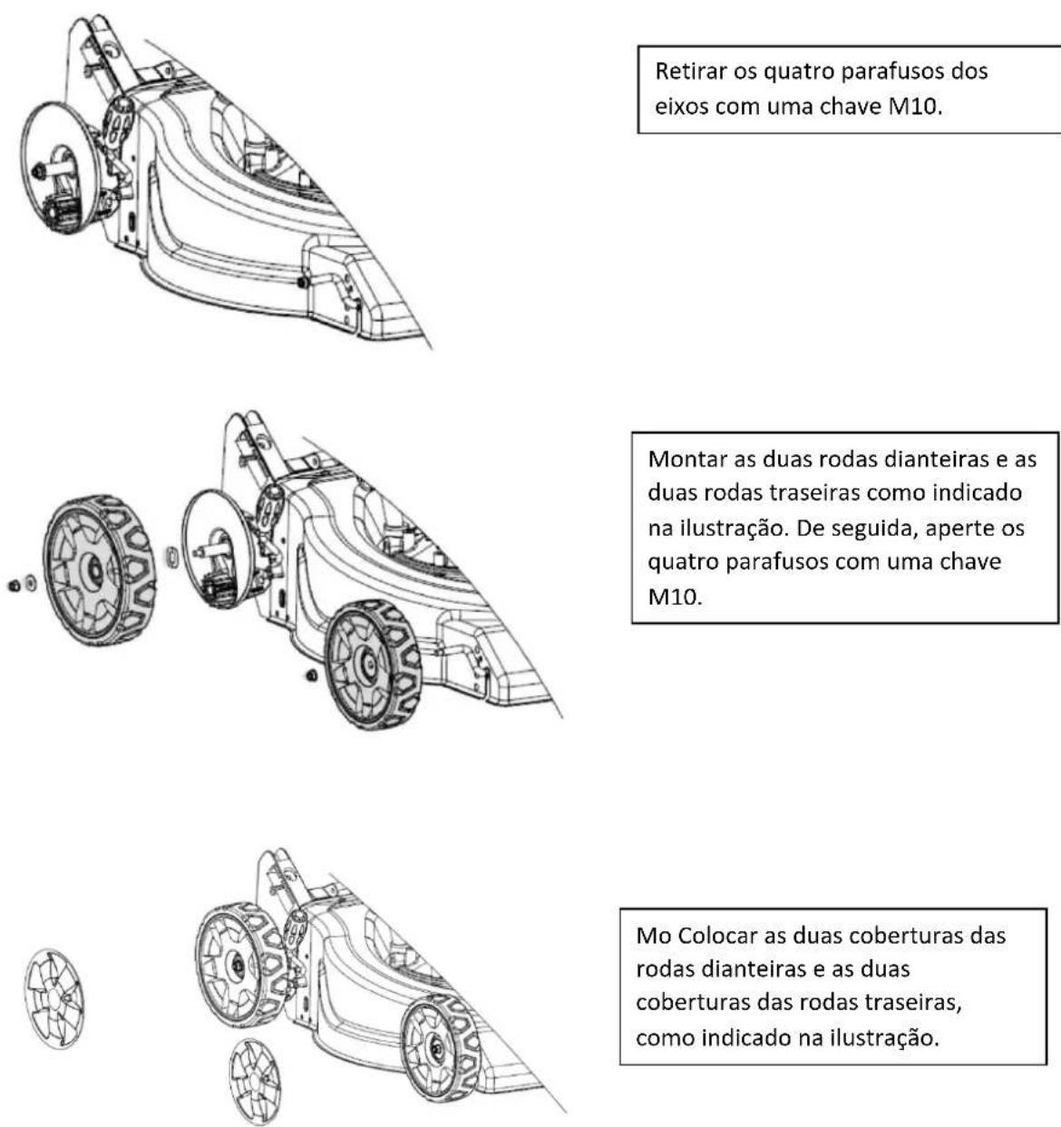 Fuxtec FX-RM5170PRO - RETIRAR O CORTADOR DE RELVA DA EMBALAGEM DE CARTÃO - 1