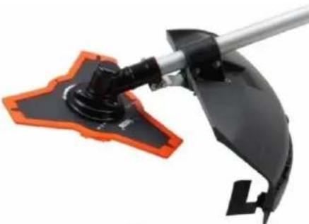 Fuxtec FX-PS152 - Mounting the metal blade - 1