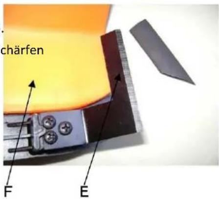 Fuxtec FX-PS152 - Schutzschildmesser schärfen - 1